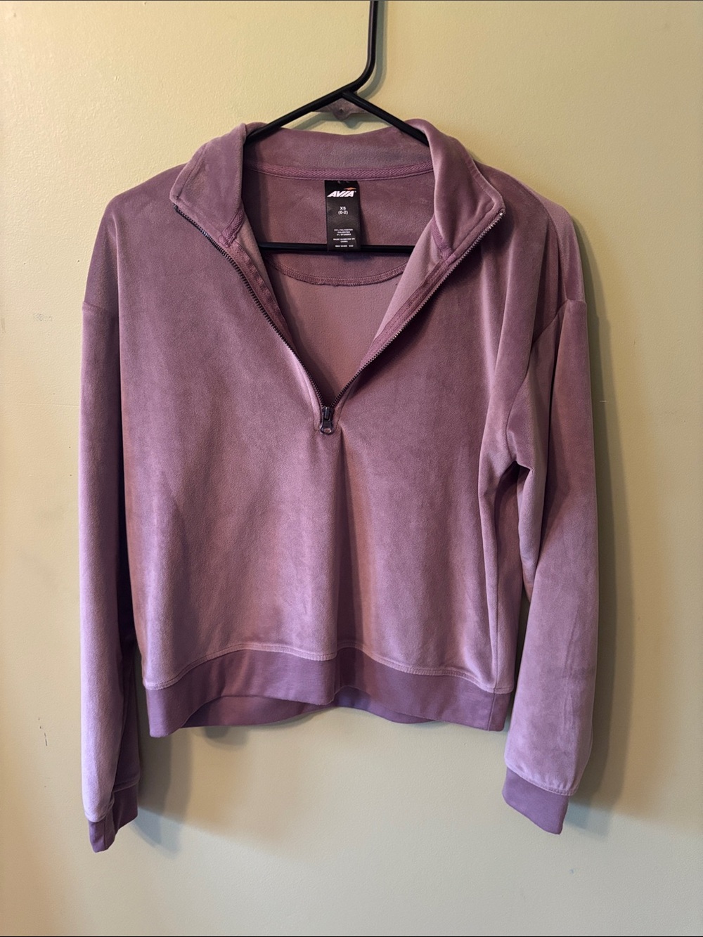 Avia Purple Quarter-Zip Pullover
